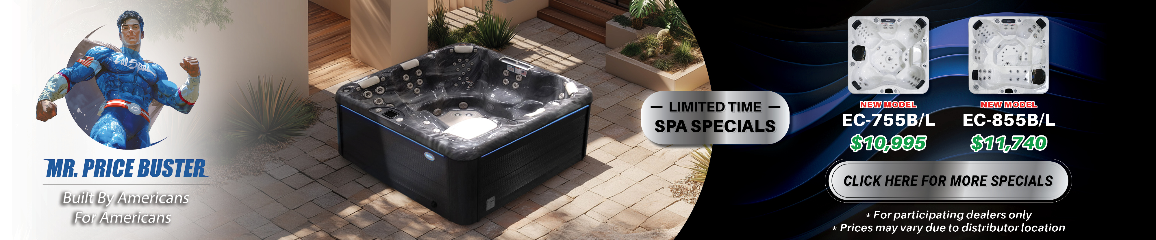 Calspas hot tub being used in a family setting - Lawrence
